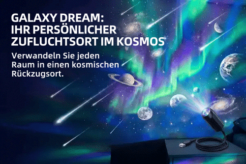 REBYIPO 5D Nachtlicht-Projektor - Galaxie-Traum