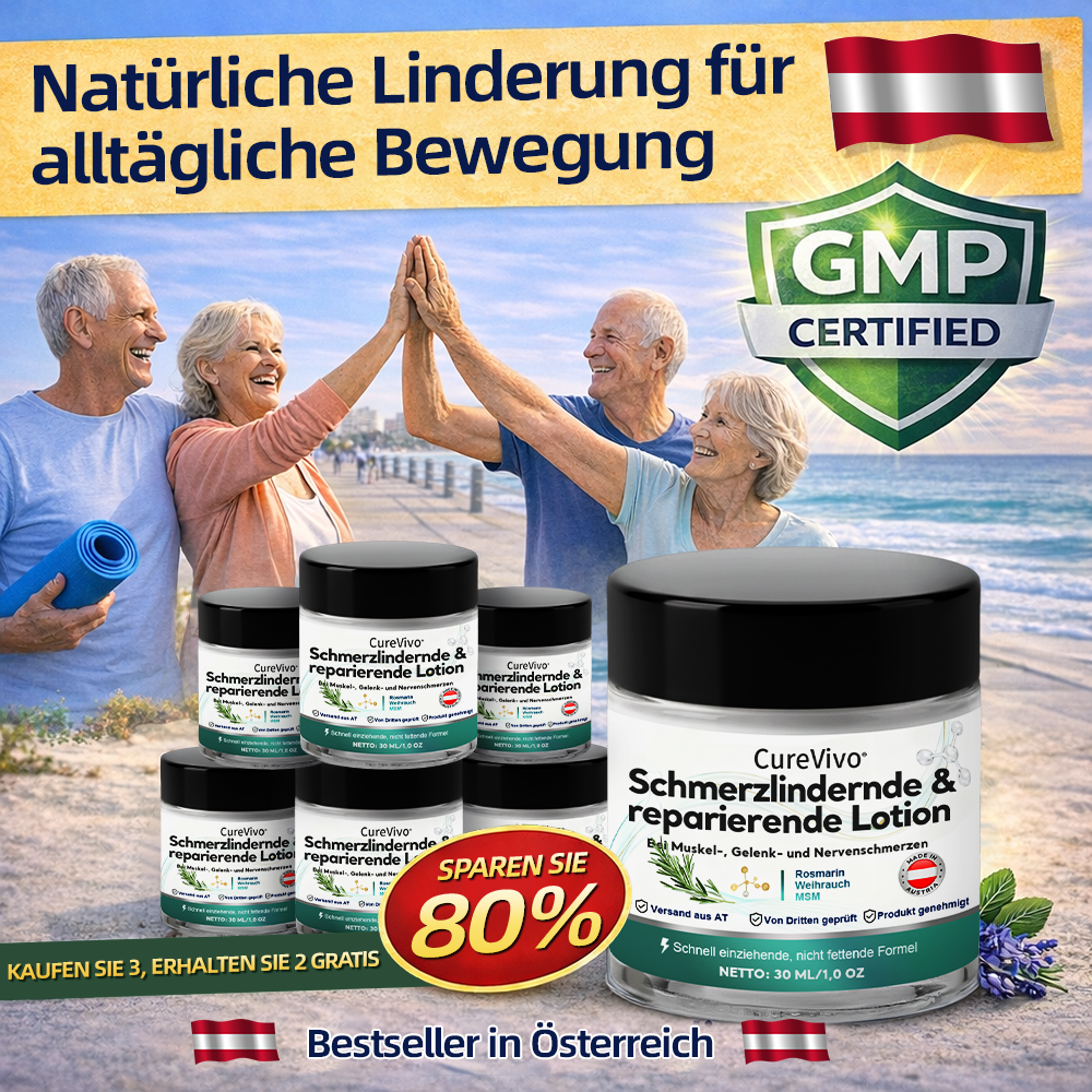 [Neujahrs-Sonderangebot] CureVivo® Schmerzlindernde &  reparierende L🌿Für Muskel-, Gelenk- und Nervenschmerzen