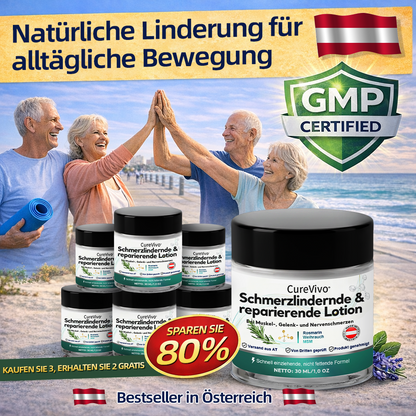 [Neujahrs-Sonderangebot] CureVivo® Schmerzlindernde &  reparierende L🌿Für Muskel-, Gelenk- und Nervenschmerzen