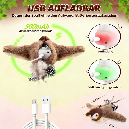 🔥Letzter Tag: 49 % Rabatt – 🐾Interaktives Katzenspielzeug mit Vogelgezwitscher😽