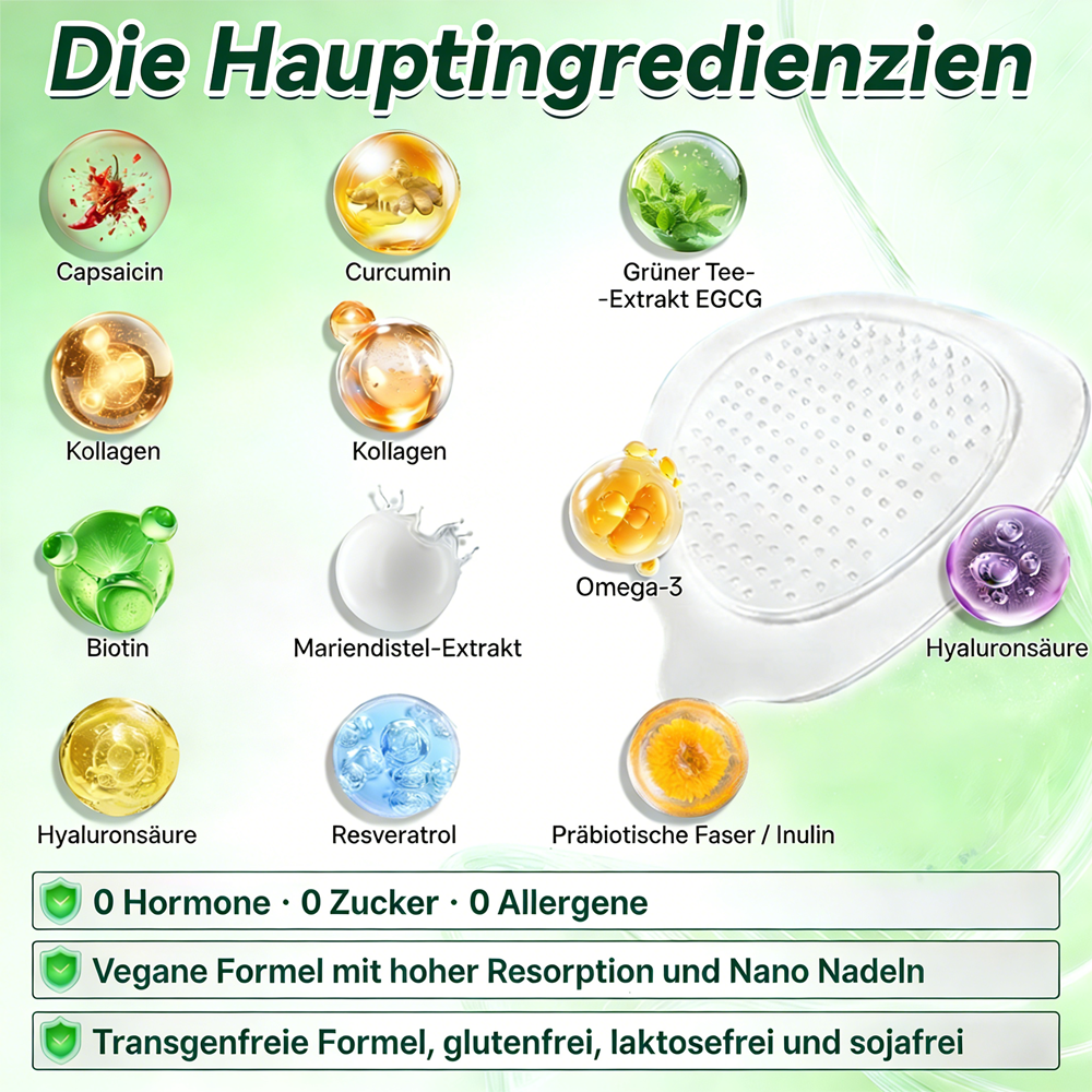 🇩🇪 Offizieller Shop | 🇩🇪 Healrize® Moringa · Berberin × NAD+ 10-in-1 Advanced Nano-Mikronadel-Pflaster Nicht-invasiv🦄
