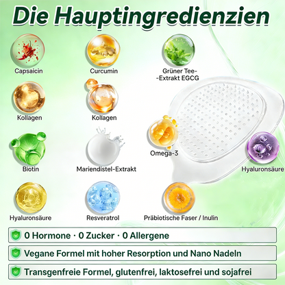 🇩🇪 Offizieller Shop | 🇩🇪 Healrize® Moringa · Berberin × NAD+ 10-in-1 Advanced Nano-Mikronadel-Pflaster Nicht-invasiv🦄