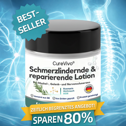 [Neujahrs-Sonderangebot] CureVivo® Schmerzlindernde &  reparierende Lotion🎅Für Muskel-, Gelenk- und Nervenschmerzen